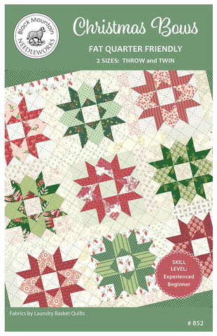 *NEW* Christmas Bows - printed pattern