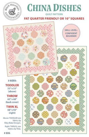 China Dishes - PDF download pattern