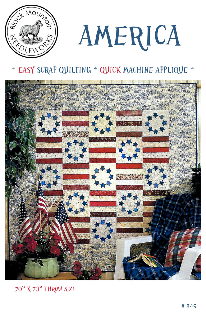 America quilt--download PDF pattern